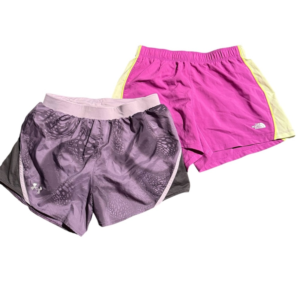 Under Armour The North Face Lined Athletic Running 2 Shorts Size Medium